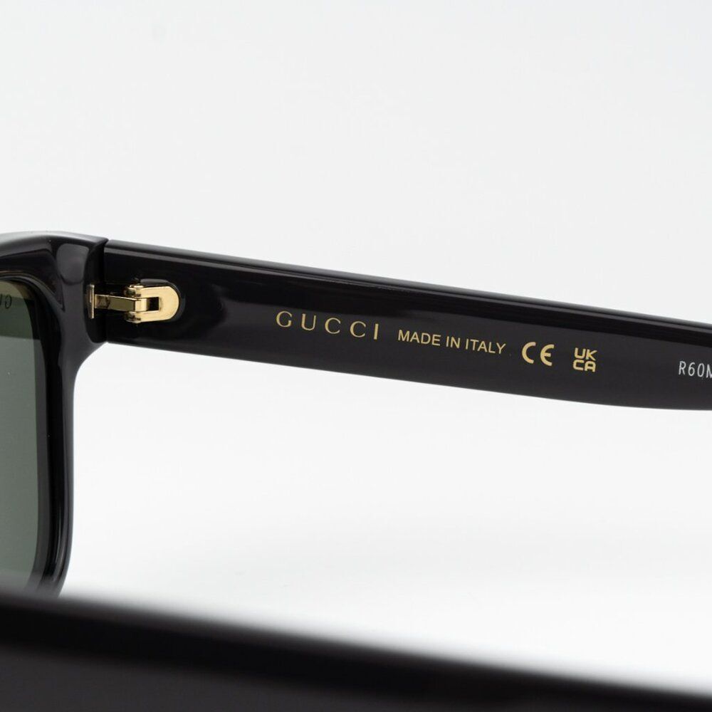 NEW Gucci GG1716S 003 Grey Square Unisex Sunglasses - Picture 8 of 11